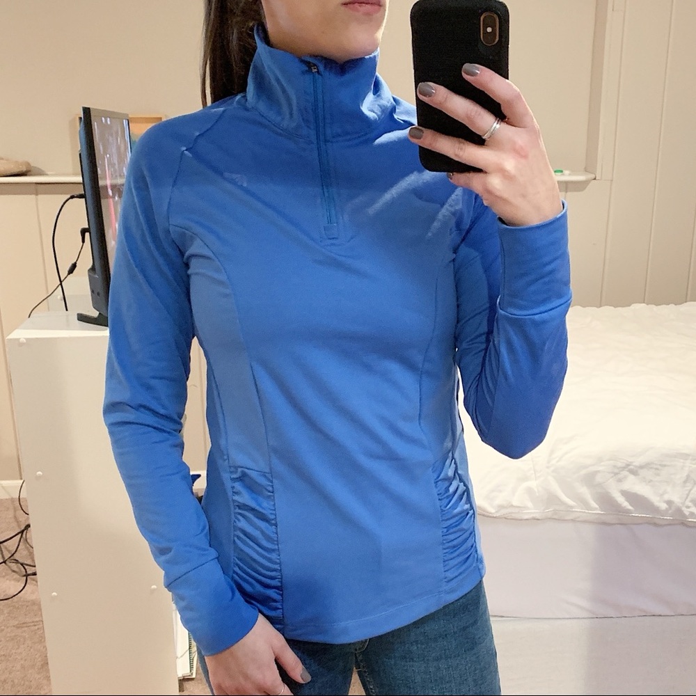 Marika Tek // Blue Warm-Up Sweatshirt